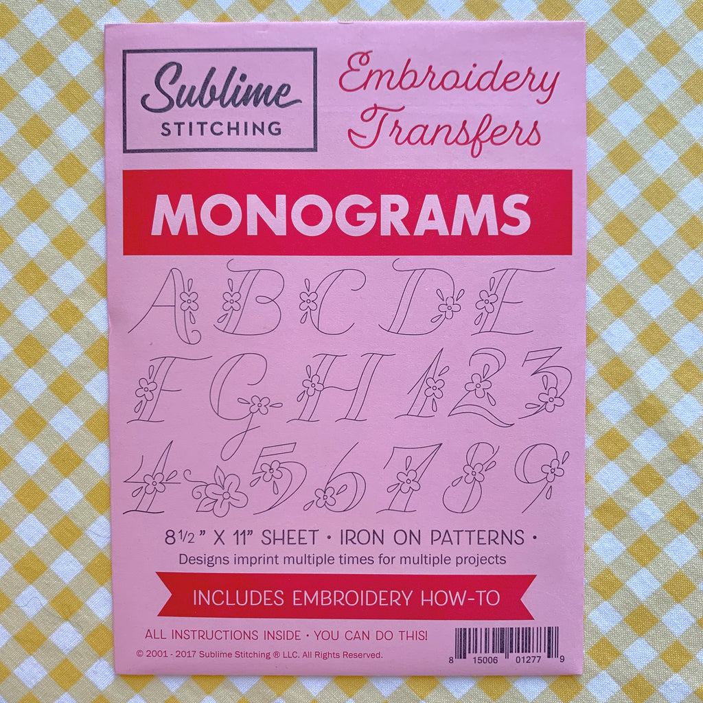 Embroidery Iron-On Transfers, Sweet Treats, from Sublime Stitching -  Picking Daisies
