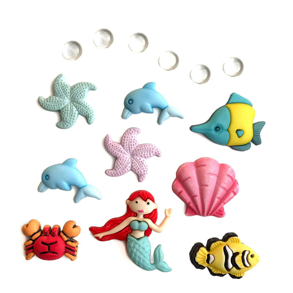 Cute Button Pack - Under The Sea