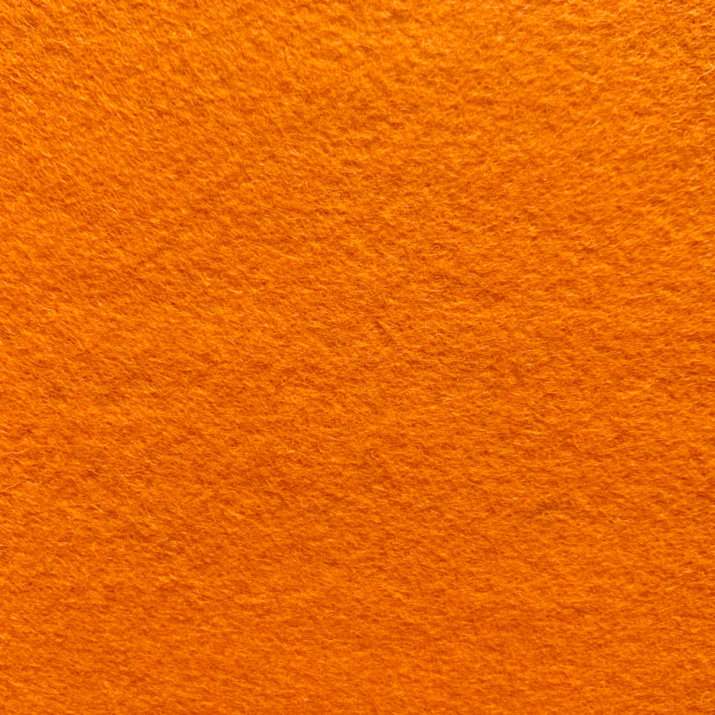 Orange Wool Blend Felt