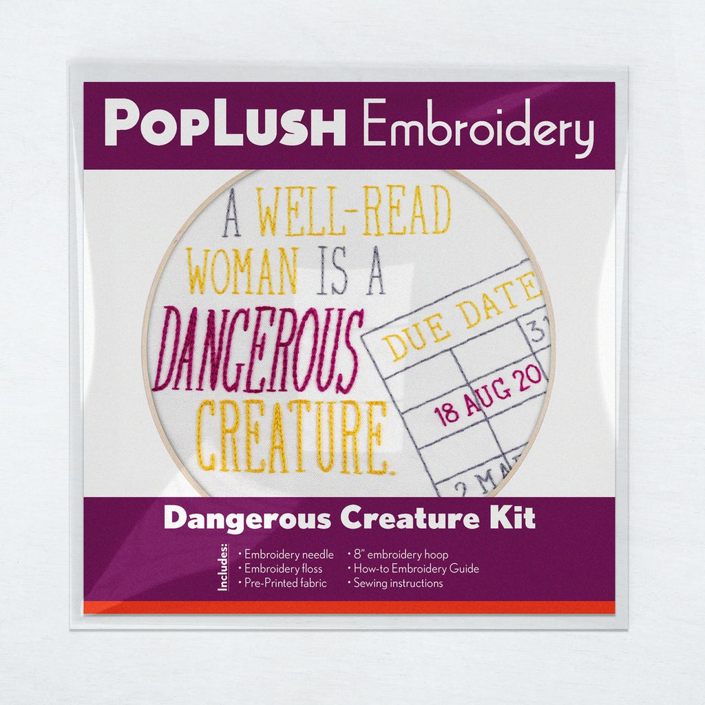 Dangerous Creature 8" Embroidery Kit