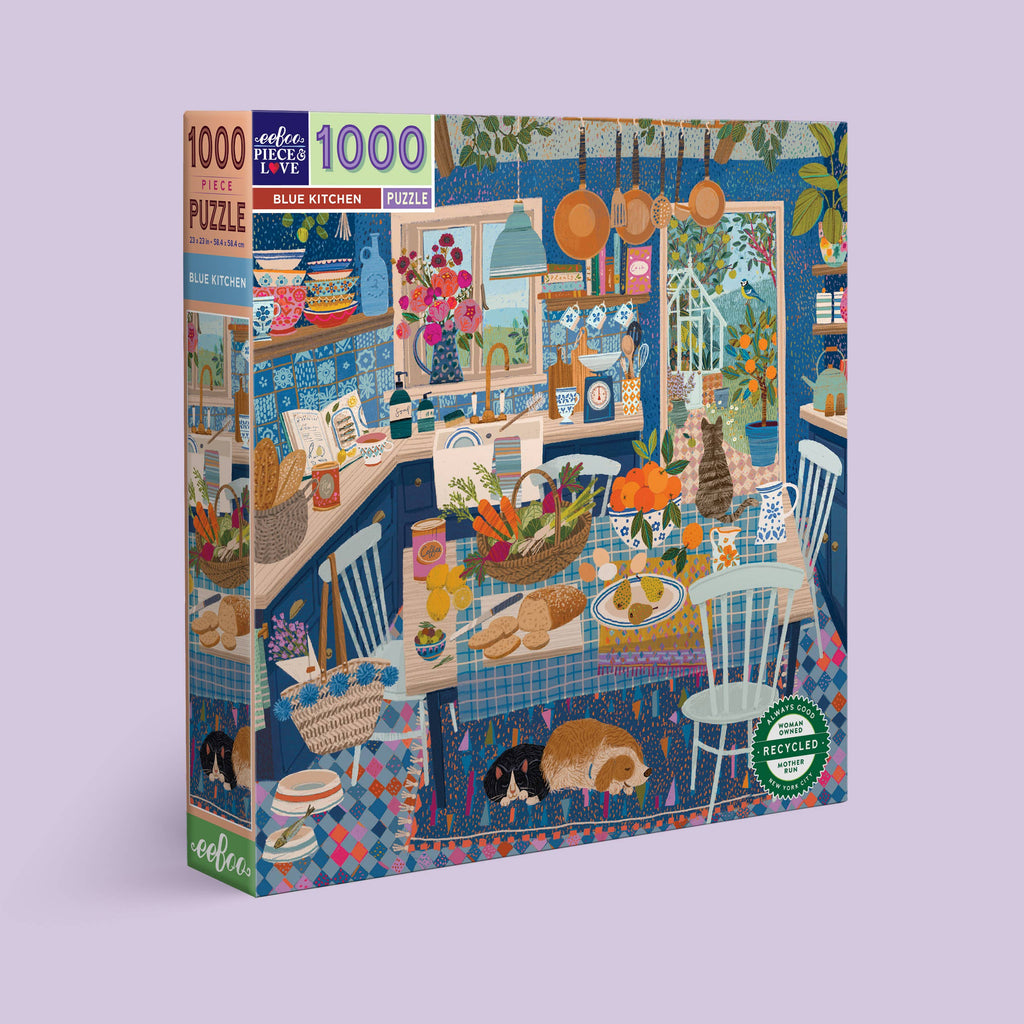 Blue Kitchen 1000 Piece Jigsaw Puzzle
