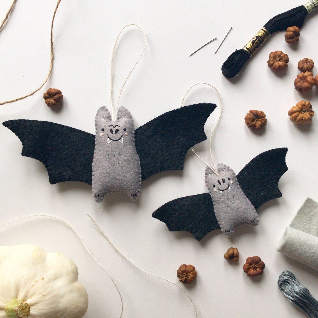 Bertie the Bat and baby bats DIY Felt Sewing Kit