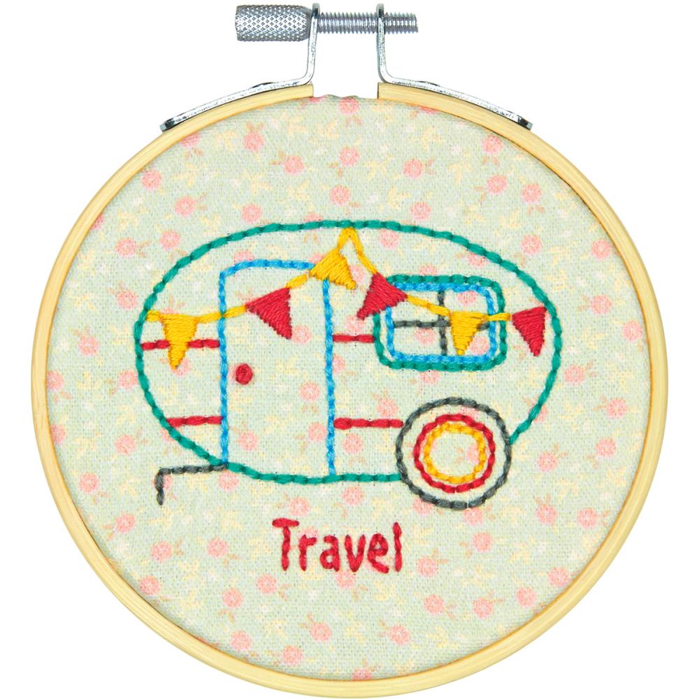 Short N' Sweet Embroidery Kit - Camper