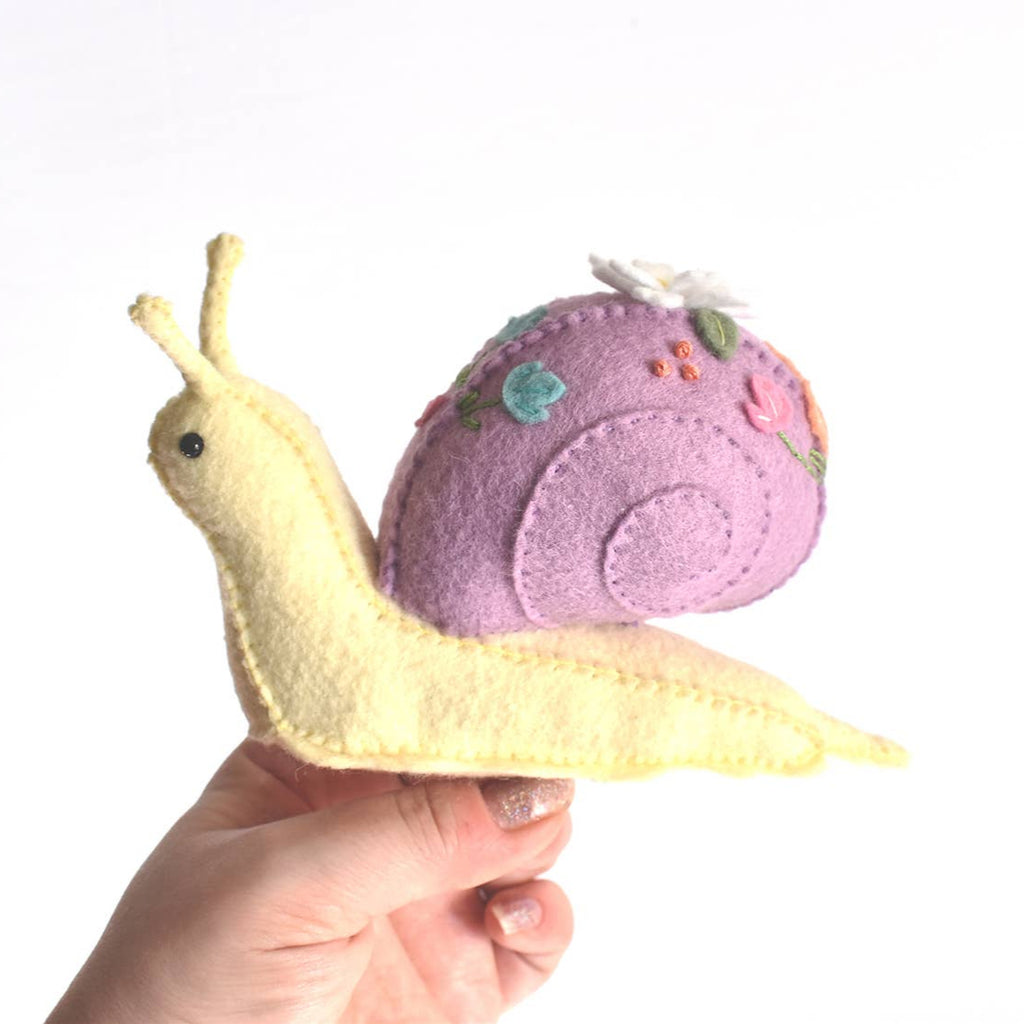 Felt Snail DIY Sewing Kit