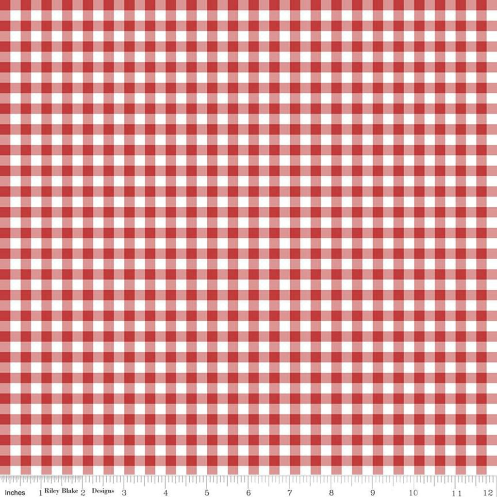 Quilt Fair - Gingham in Red