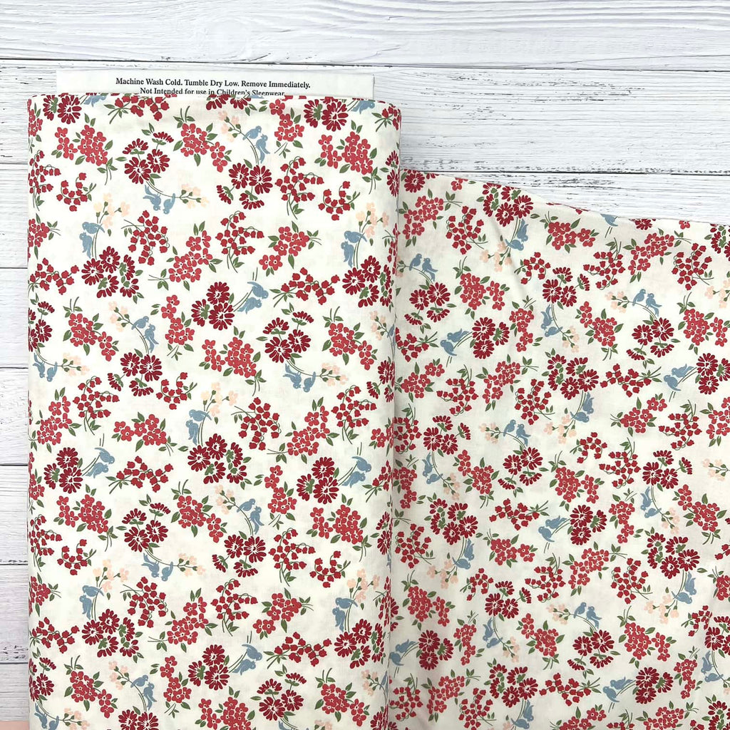 Dwell - Songbird in Cream & Red