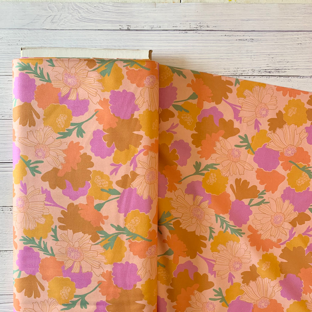 Botanica - Marigold in Peach/Purple