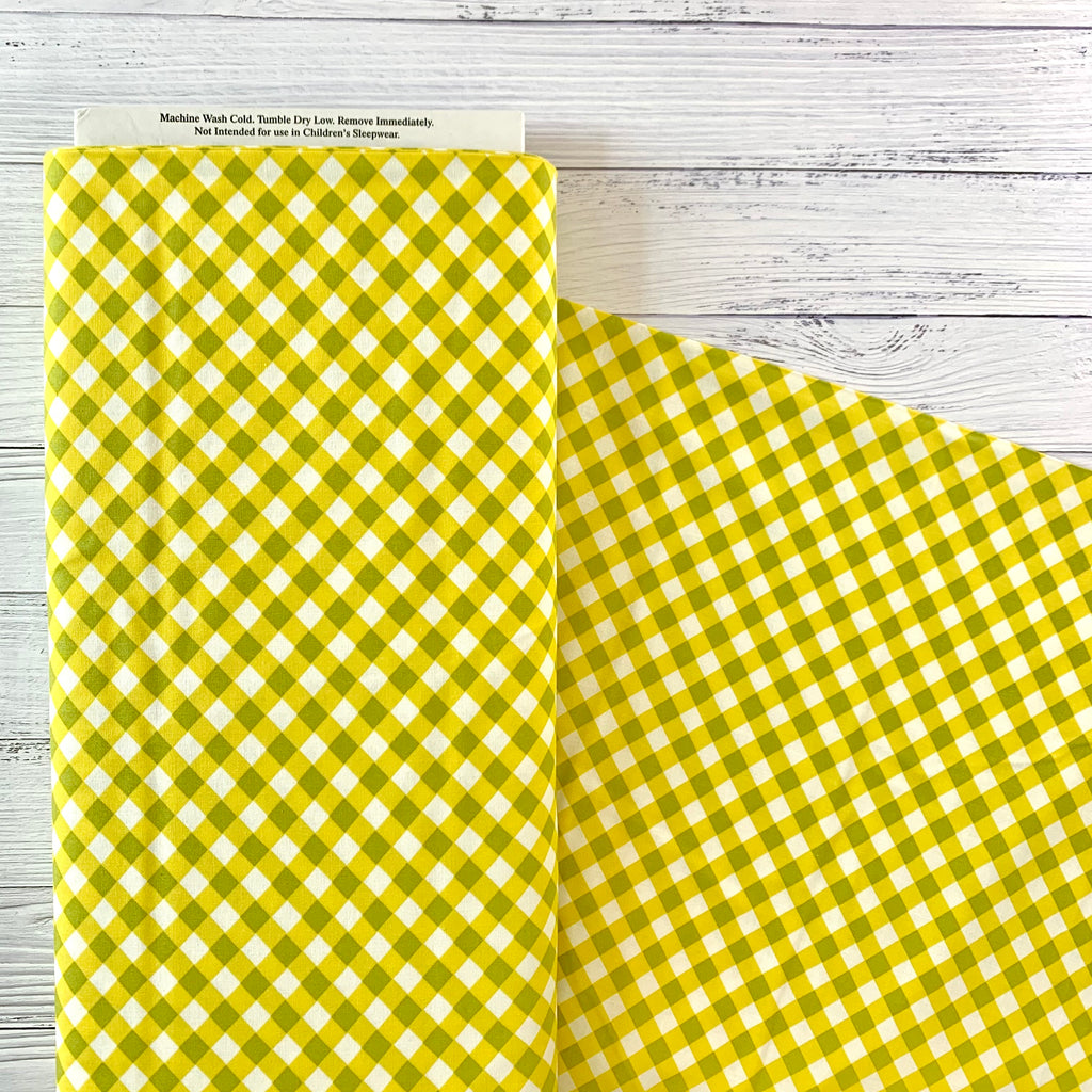 Blooming Bunch - Gingham in Citrine