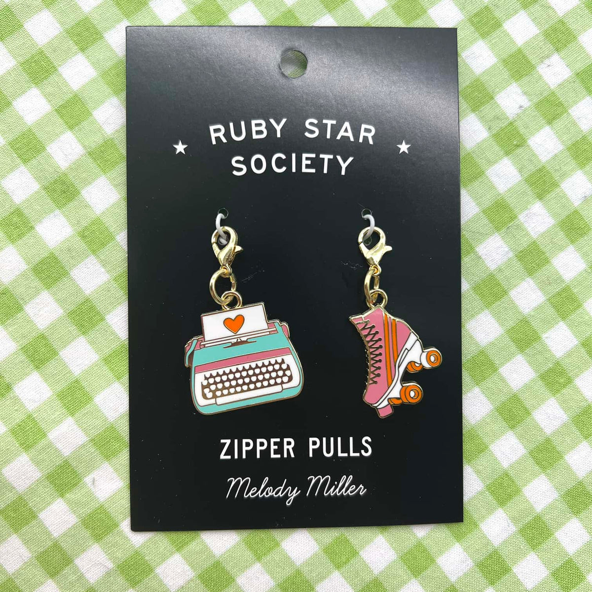 Ruby Star Society Zipper Pulls by Melody Miller RS7051