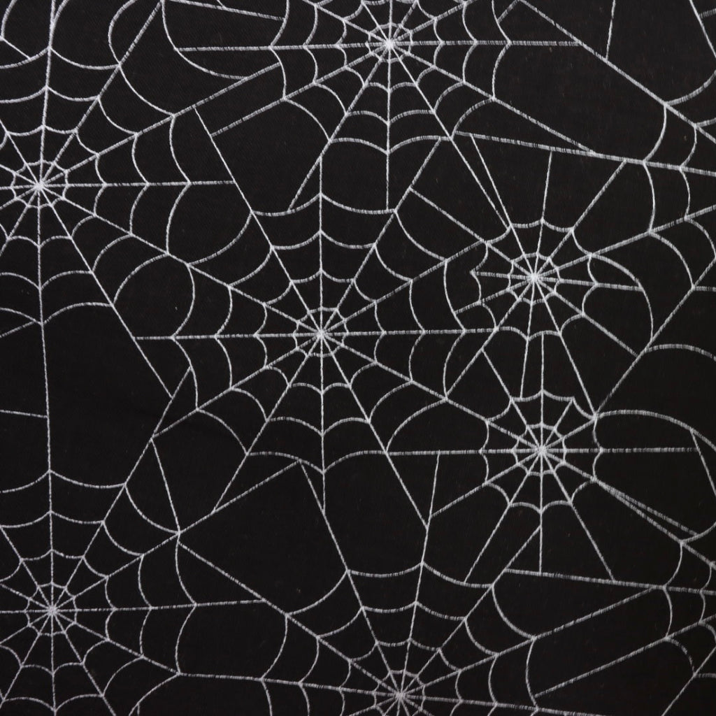Bad To The Bone - Spiderwebs in Black Sparkle