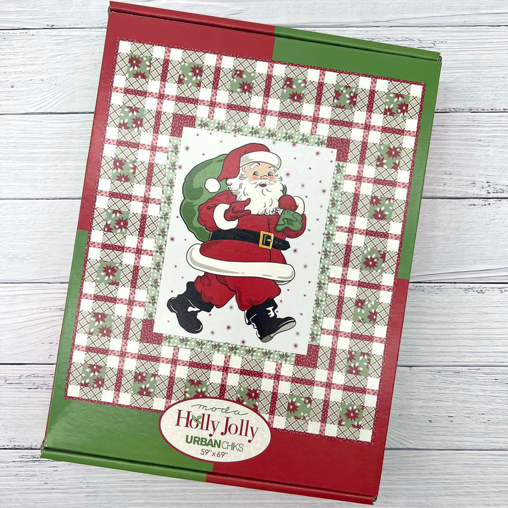 Holly Jolly Santa Quilt Kit