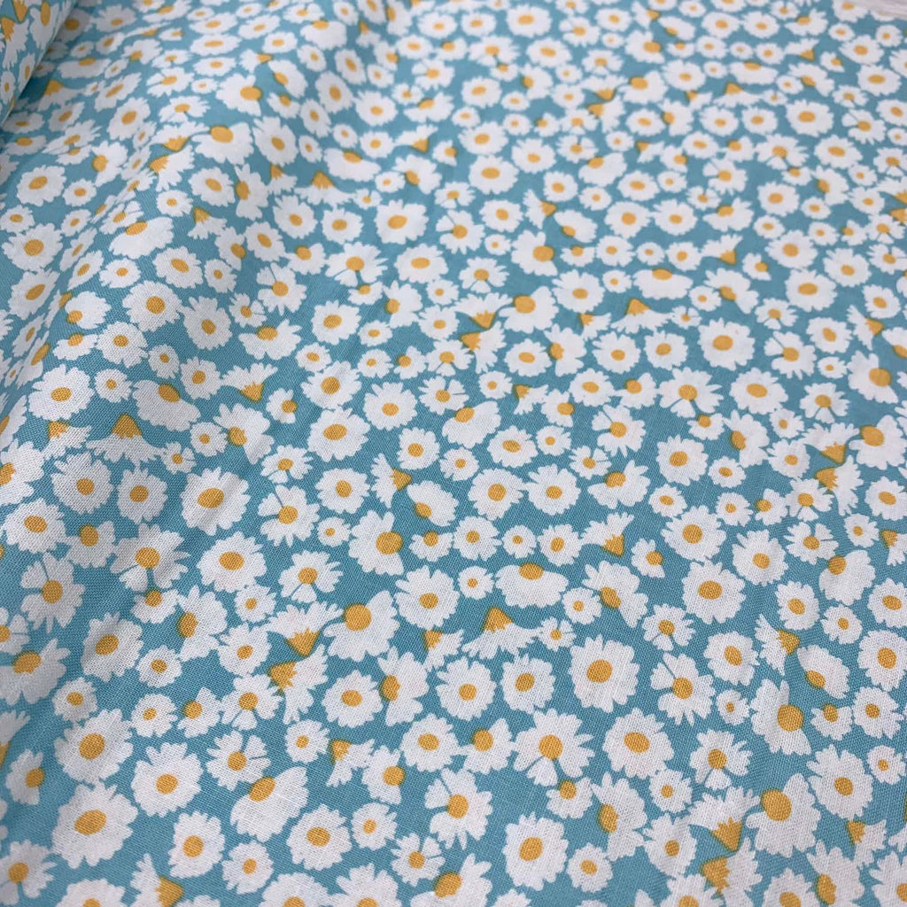 Hopscotch & Freckles - Mini Calico in Teal