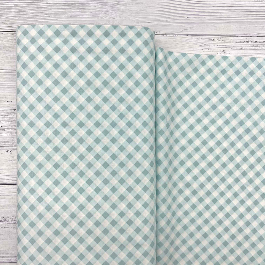The Shores - Gingham in Sea Glass