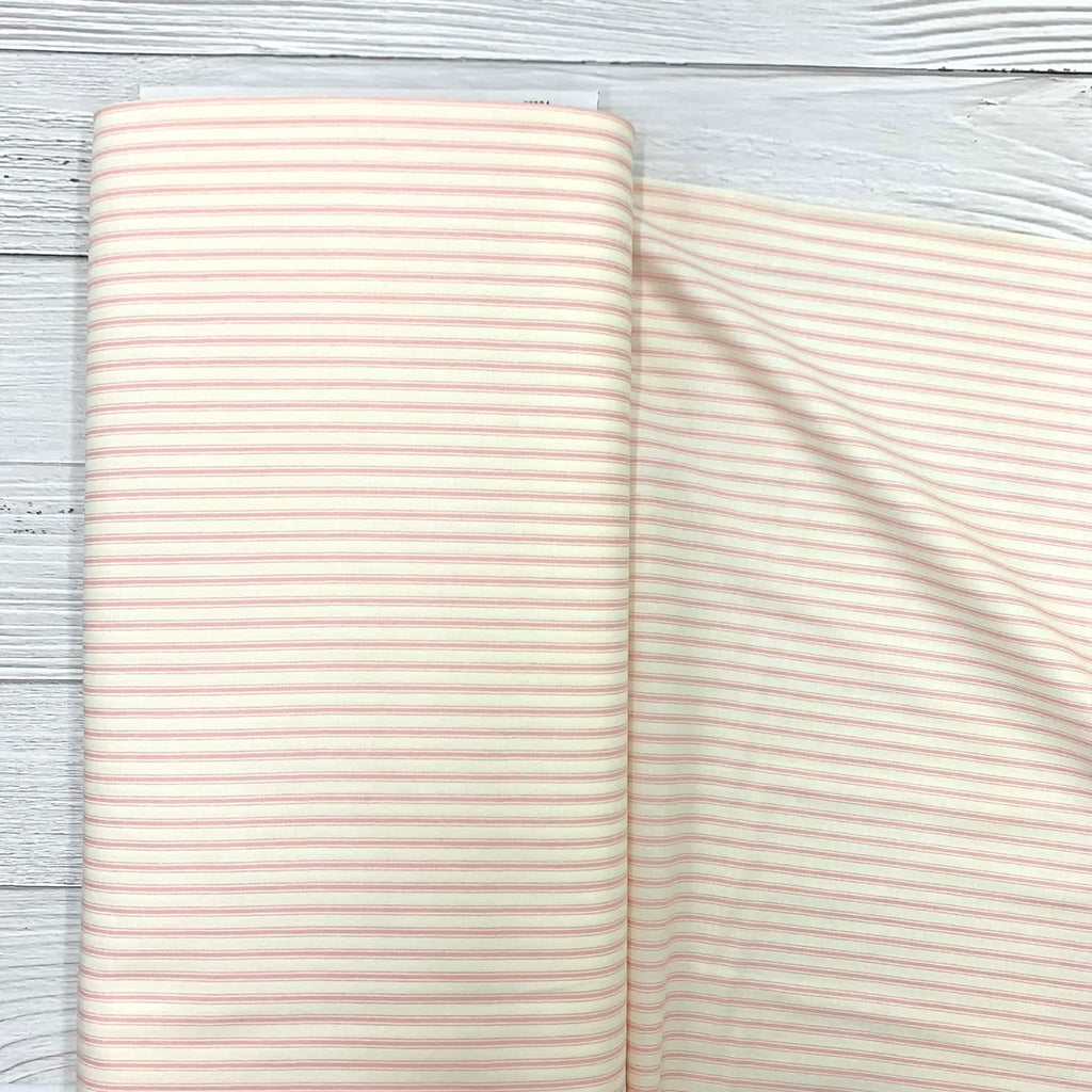 Cottage Linen Closet - Classic Ticking Stripe in Rose