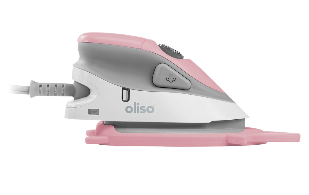 Oliso Mini Iron with Trivet - Pink