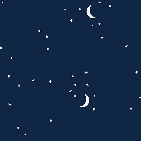 Moon & Stars - Navy