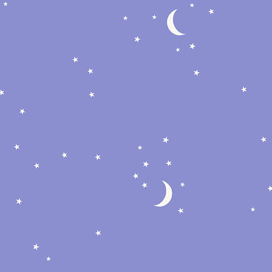 Moon & Stars - Periwinkle