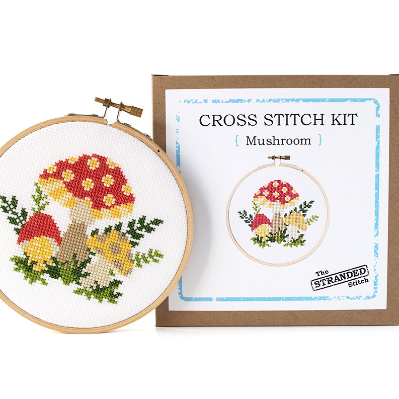 CaptainCrafts New DIY Art Stamped Cross Stitch Kit Pre-Printed Pattern Counted Embroidery Kits - Baby Monkey (Stamped)