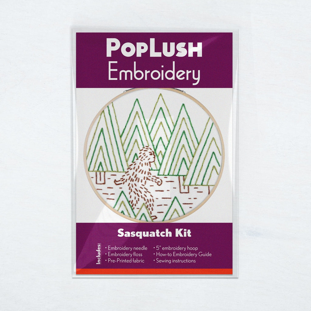 Sasquatch 5" Embroidery Kit