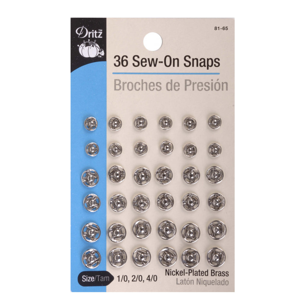 Sew on Snaps - Assorted Sizes
