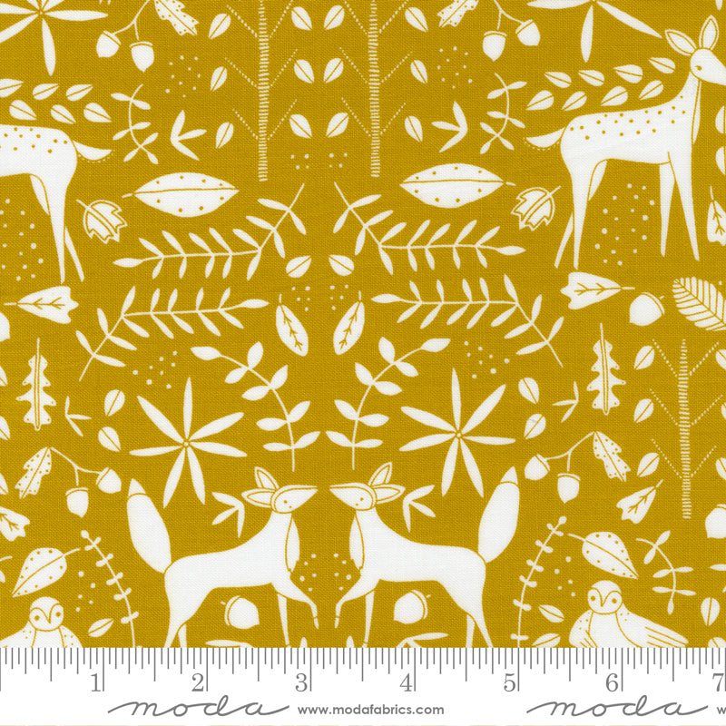 Nocturnal - Woodland Critters in Gold